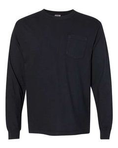 Comfort Colors Adult Heavyweight Long Sleeve Pocket Tee