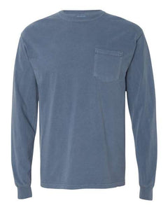 Comfort Colors Adult Heavyweight Long Sleeve Pocket Tee