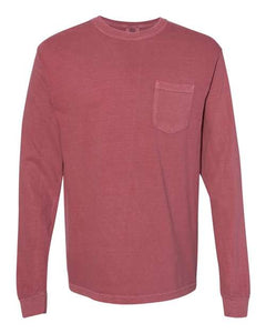 Comfort Colors Adult Heavyweight Long Sleeve Pocket Tee