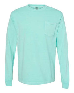 Comfort Colors Adult Heavyweight Long Sleeve Pocket Tee