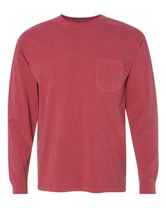 Comfort Colors Adult Heavyweight Long Sleeve Pocket Tee