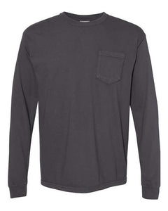 Comfort Colors Adult Heavyweight Long Sleeve Pocket Tee