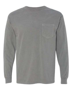 Comfort Colors Adult Heavyweight Long Sleeve Pocket Tee