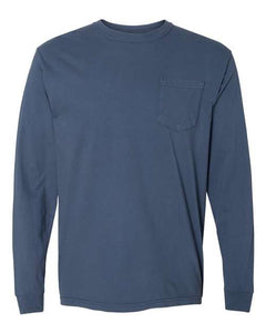 Comfort Colors Adult Heavyweight Long Sleeve Pocket Tee