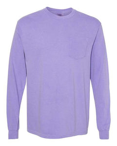 Comfort Colors Adult Heavyweight Long Sleeve Pocket Tee