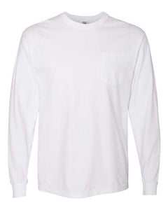 Comfort Colors Adult Heavyweight Long Sleeve Pocket Tee